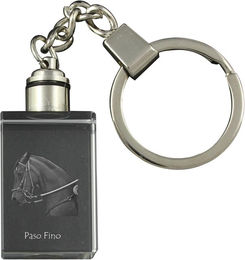Produktbild von Paso Fino - Crystal pendant with photo of a horse, illuminated pendant, unique gift by Art-Dog brand transparent