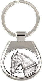 Produktbild von Paso Fino - keychain with a horse, keychain with a print, personalized pendant from the Art-Dog brand silber