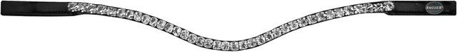 Produktbild von Passier Geschwungener Stirnriemen mit extra großen Strasssteinen