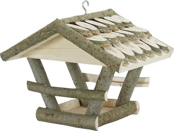 Produktbild von Patkar Vogelfutterhaus für Wildvögel mit Schindeldach