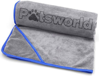Produktbild von Pätsworld Hundehandtuch Hundehandtuch Mikrofaser 130 x 75 cm Extrem saugfähig - XL