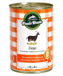 Produktbild von Pauls Beute Hunde Nassfutter Ziege - 400 g