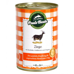 Produktbild von Pauls Beute Hunde Nassfutter Ziege - 800 g