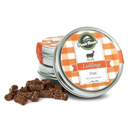 Produktbild von Pauls Beute Hunde Snack Lieblinge Ziege - 35 g