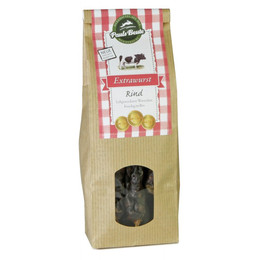 Produktbild von Pauls Beute Hundesnack Extrawurst Rind - 500 g