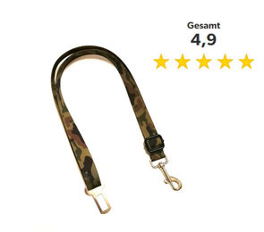 Produktbild von PaulZdrada Hundeleine Sicherheitsgurt mit Anschnaller Tarn