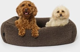 Produktbild von PAW WOW Hundebett SVEN Teddy Braun