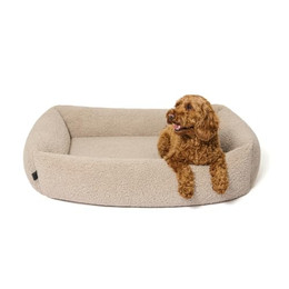 Produktbild von PAW WOW Hundebett SVEN Teddy Greige