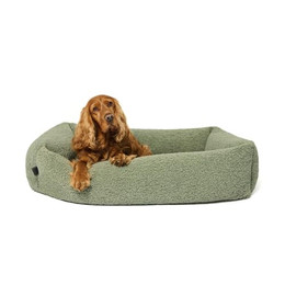Produktbild von PAW WOW Hundebett SVEN Teddy Olive