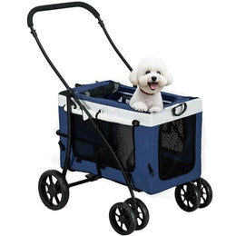 Produktbild von PawHut 2 in 1 Hundebuggy klappbar für kleine Hunde bis 10 kg