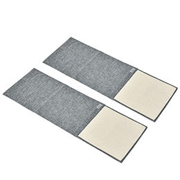 PawHut 2er Kratzmatte Kratzschutz Sofa Sisal Katzenkratzmatte Grau – Bild 1 von 9