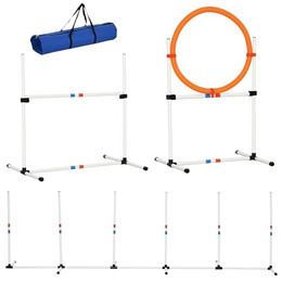 Produktbild von PawHut 3-teiliges Hunde Agility Set mit Tasche