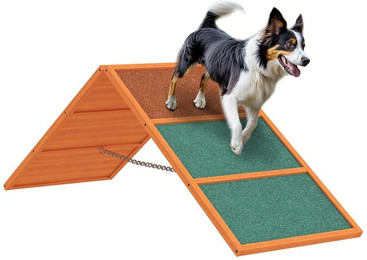 Produktbild von PawHut Agility-Wippe aus Tannenholz