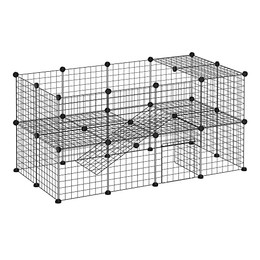 Produktbild von PawHut Freigehege Laufgitter für Kleintiere aus Metall