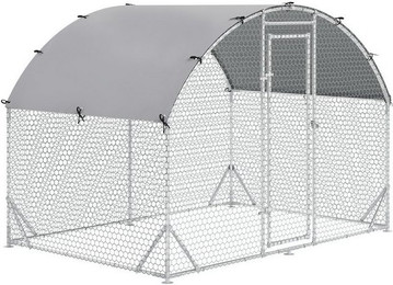 Produktbild von PawHut Hühnerstall aus Stahl mit UV-beständiger Abdeckung
