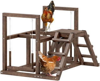 Produktbild von PawHut Hühnerstall Hühner-Aktivitätsspielset aus Holz