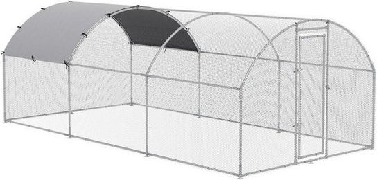 Produktbild von PawHut Hühnerstall mit Schatten Dach für 12-18 Hühner