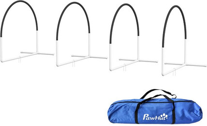 Produktbild von PawHut Hunde Agility Set 4-teilig mit Tragetasche