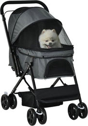 Produktbild von PawHut Hundebuggy für kleine Hunde und Katzen