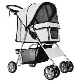 Produktbild von PawHut Hundebuggy Hundewagen mit 4 Rollen
