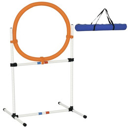 Produktbild von PawHut Hundetrainingsset Springring für Agility-Training