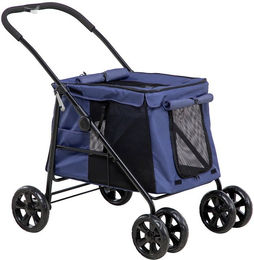 PawHut Hundewagen faltbarer Hundebuggy mit Kissen und Netzfenster – Bild 1 von 10