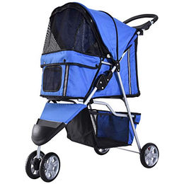 PawHut Hundewagen Hundebuggy Blau – Bild 1 von 8