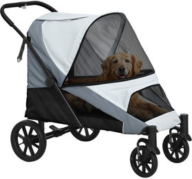 Produktbild von PawHut Hundewagen Hundebuggy klappbar für große Hunde & Katzen bis 30 kg