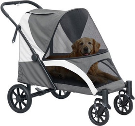 Produktbild von PawHut Hundewagen Hundebuggy klappbar für große Hunde & Katzen bis 30 kg