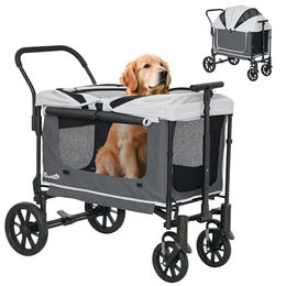 Produktbild von PawHut Hundewagen Hundebuggy klappbar für Hunde & Katzen bis 30 kg