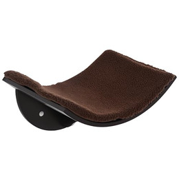 Produktbild von PawHut Katzenliege Katzen Wandliege Katzenbett Katzenregal Braun 41 x 28 x 21 cm