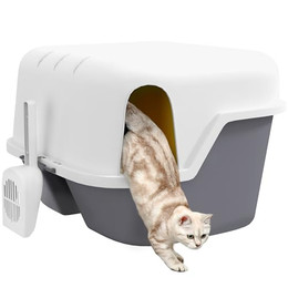 Produktbild von PawHut Katzentoilette mit Deckel für kleine Katzen - 1 Stk.