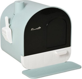 Produktbild von PawHut Katzentoilette mit Streufangmatte und Streuschaufel