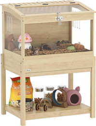 Produktbild von PawHut Kleintierkäfig 2 Etagen mit klappbarem