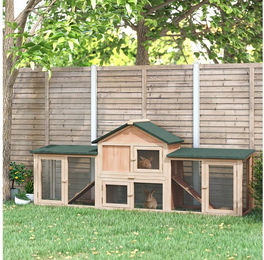 PawHut Kleintierkäfig Zwergkaninchenstall – Bild 1 von 5