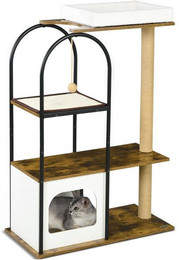 Produktbild von PawHut Kratzbaum 118,5 cm mit Katzenhöhle und Kratzmatte