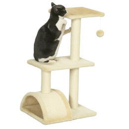 Produktbild von PawHut Kratzbaum 72 cm mit Plüschballen und Sisalstämmen