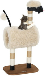 Produktbild von PawHut Kratzbaum 98 cm Katzenbaum im Schaf-Design