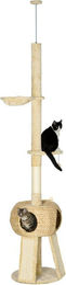 Produktbild von PawHut Kratzbaum Deckenhoch mit Katzenhöhle und Spielball
