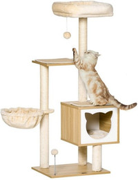 Produktbild von PawHut Kratzbaum Katzenbaum mit Katzenhöhle und Sisal