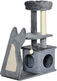 Produktbild von PawHut Kratzbaum Katzenbaum mit Kratzbrett und Katzenhöhle