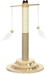Produktbild von PawHut Kratzbaum mit Ballspielzeug und Sisalsäule