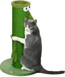 Produktbild von PawHut Kratzstamm 63cm Sisal-Katzenkratzbaum Grün