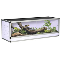 Produktbild von PawHut Terrarium aus Aluminium für Reptilien und Amphibien 120x40x40 cm