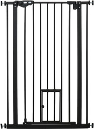 Produktbild von PawHut Türschutzgitter Hunde, Absperrgitter ohne Bohren, 74-80 x 104,1 cm Stahl