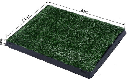 Produktbild von Pawhut Welpentoilette mit Kunstrasen - 63 cm