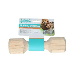 Produktbild von Pawise Hundespielzeug Holzhantel Größe M