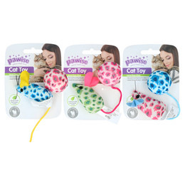 Produktbild von Pawise Tierkuscheltier Cat Toy - Maus und Ball