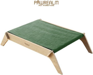 Produktbild von Pawrealm Katzenbett aus Birkenholz mit Duck-Stoff