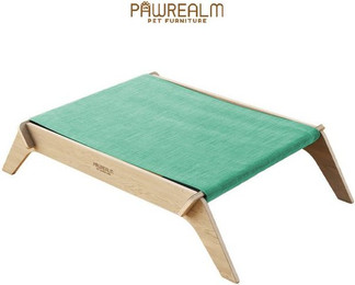 Produktbild von Pawrealm Katzenbett aus Birkenholz mit Duck-Stoff